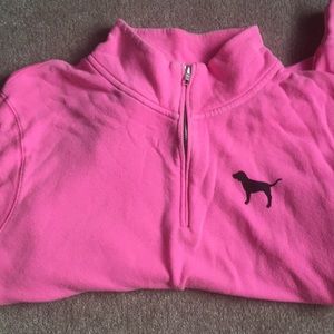 VS PINK Quarter Zip Sweatshirt